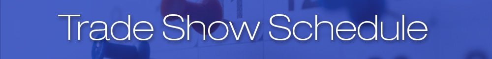 Trade Show Schedule Banner